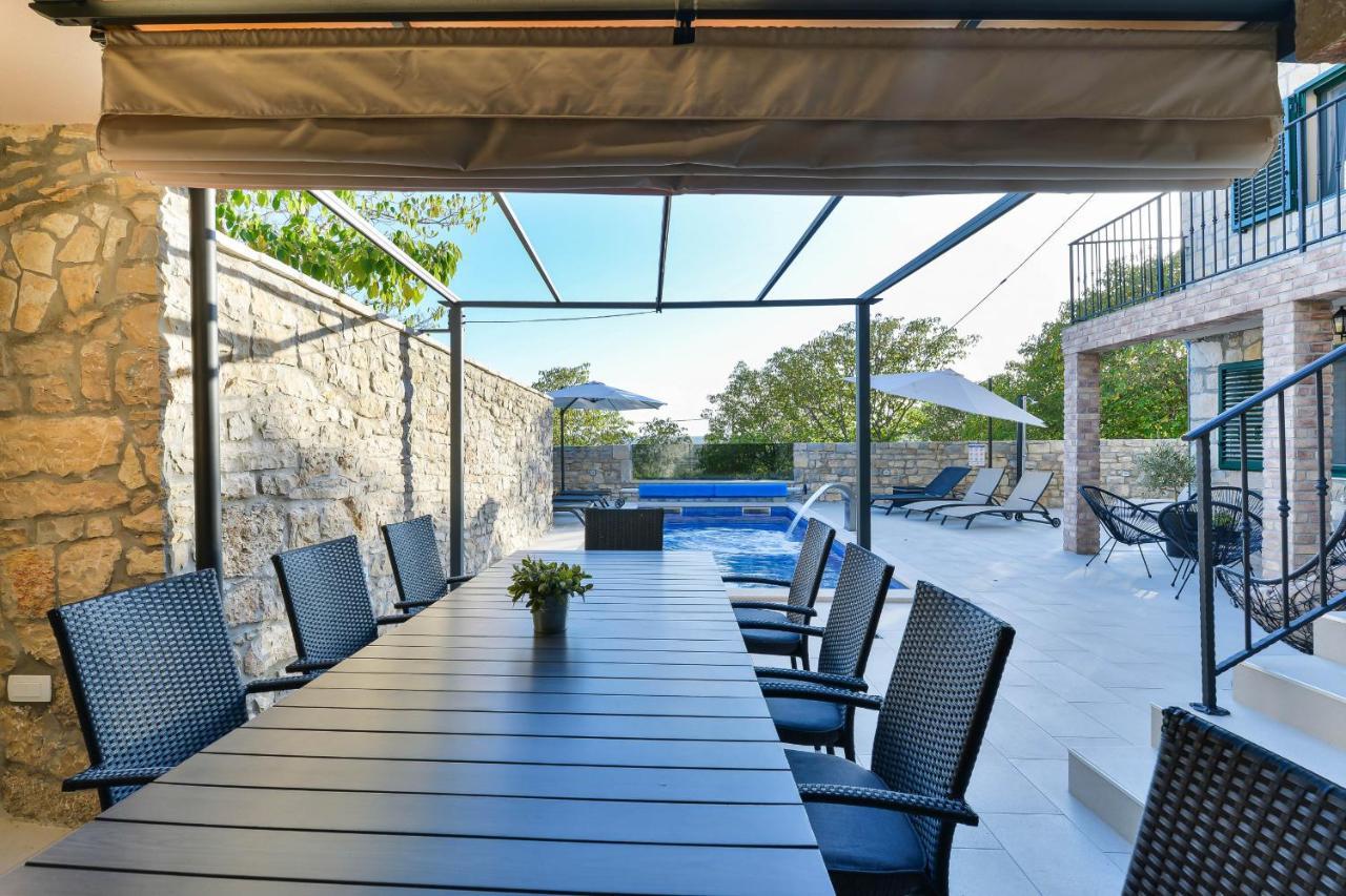Stone Villa Didovi Snovi With Heated Pool Lisane Ostrovicke Kültér fotó