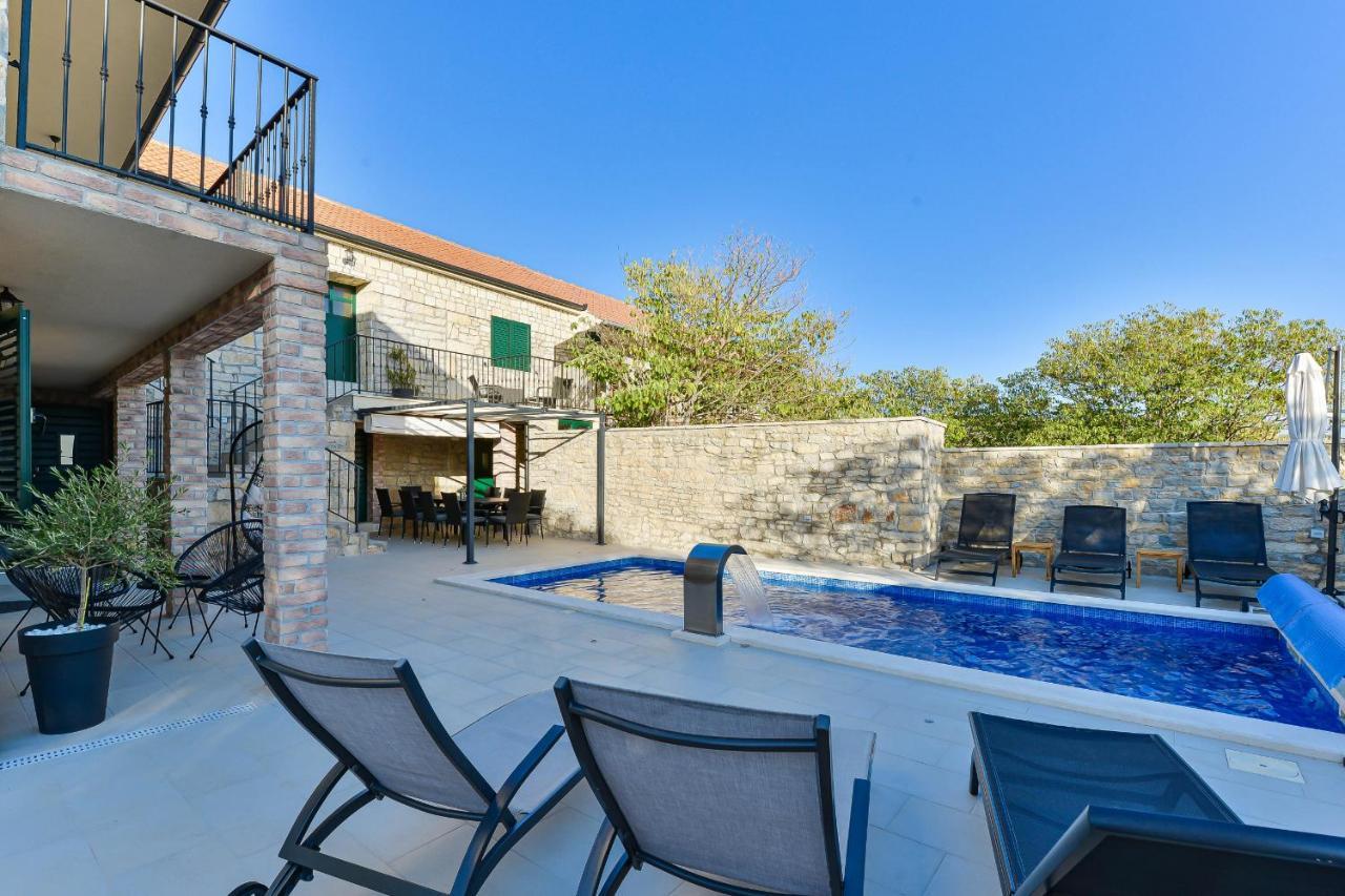 Stone Villa Didovi Snovi With Heated Pool Lisane Ostrovicke Kültér fotó