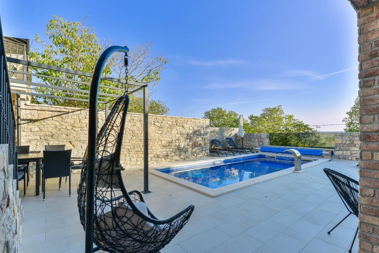 Stone Villa Didovi Snovi With Heated Pool Lisane Ostrovicke Kültér fotó